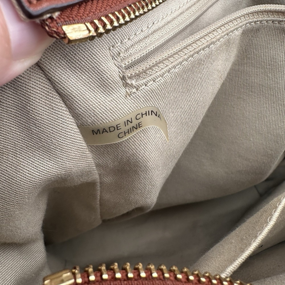 Coach Legacy Mini Tanner Satchel Cognac Shoulder Bag Tassel Classic Office - Picture 11 of 11